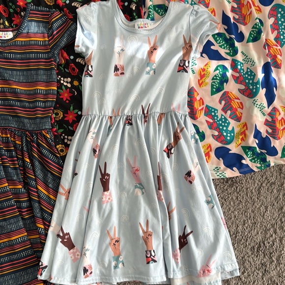 5 Girls boutique dresses bundle dot dot smile Sz 7 - Picture 2 of 7